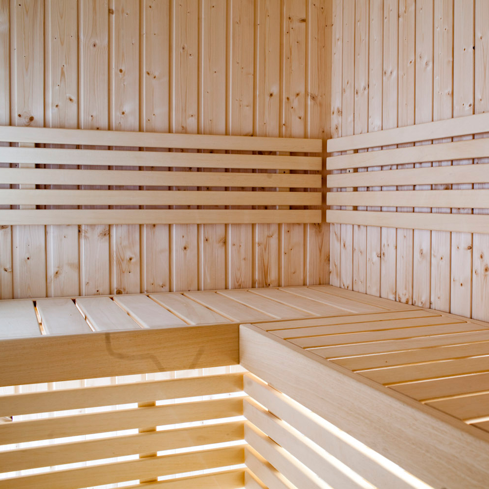 Interior sauna diseño Formula