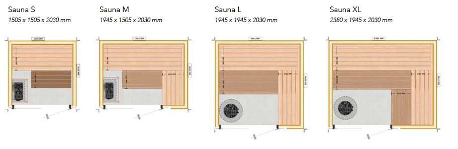 ventaja limpiar Groenlandia Saunas FInlandesas · Línea Variant Wellness - Grupo Bienestar Spa & Sauna